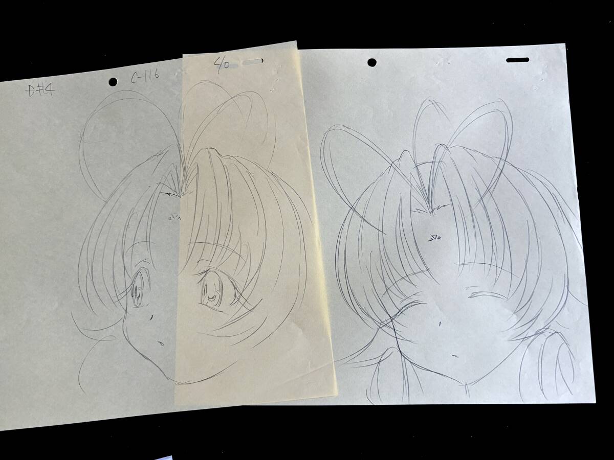 ディアーズ DearS 直筆 原画 12枚セット／アニメ 動画 セル画 レイアウト 原動画 生原画 肉筆 等／Anime Sketch Cel_画像4