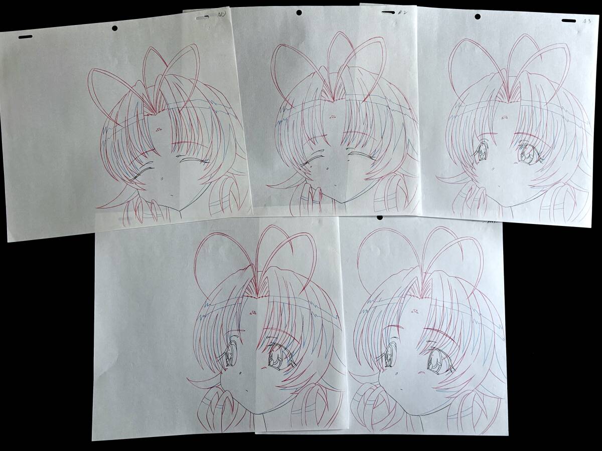 ディアーズ DearS 直筆 原画 12枚セット／アニメ 動画 セル画 レイアウト 原動画 生原画 肉筆 等／Anime Sketch Cel_画像3