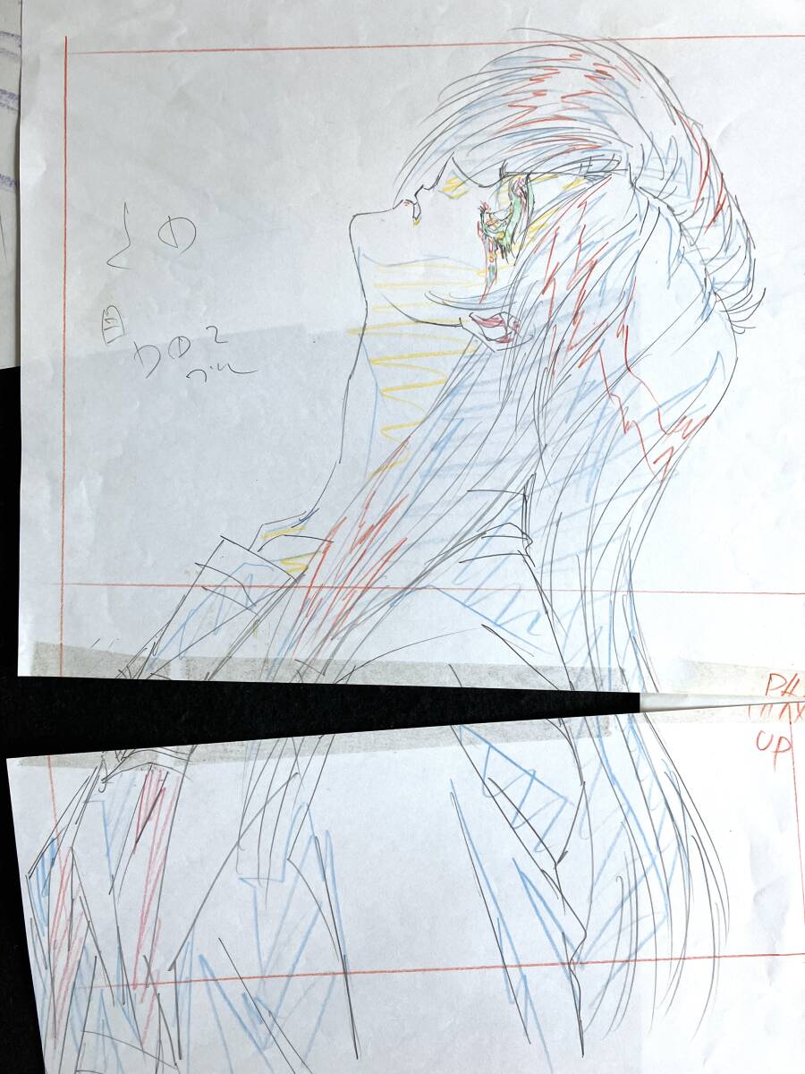 オープニング ときめきメモリアル 直筆 原画 8枚セット/アニメ 動画 セル画 レイアウト 原動画 生原画 肉筆 等/Anime Sketch Cel_画像3