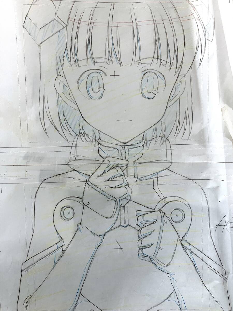  Sky девушки автограф исходная картина 23 шт. комплект | аниме анимация цифровая картинка расположение . анимация сырой исходная картина автограф и т.п. |Anime Sketch Cel