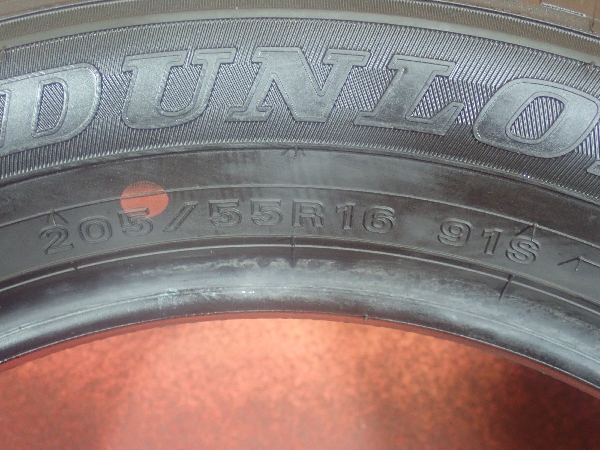 スタッドレスタイヤ●205/55R16 DUNLOP WINTERMAXX WM02【2021年製 : 8～8.5mmヤマ】/ 中古★4本 (T-9488A)送料無料/沖縄別途_画像8