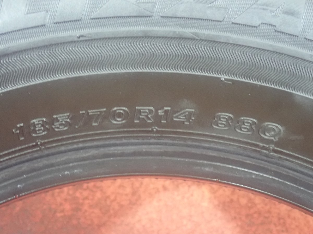 スタッドレスタイヤ●185/70R14 B.S BLIZZAK VRX3 【2021年製 : 7.5mmヤマ】/ 中古★4本 (T-9475A)送料無料/沖縄別途_画像8