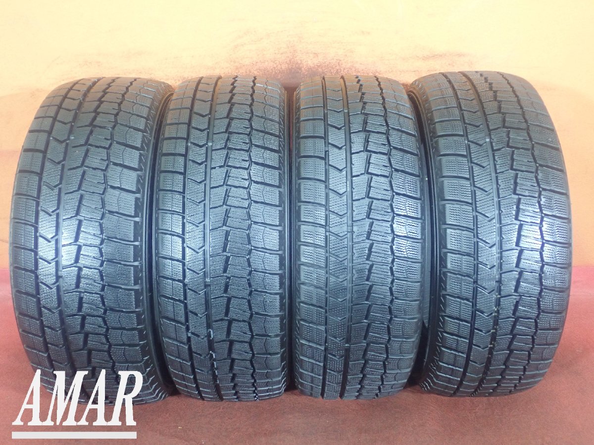 スタッドレスタイヤ●205/55R16 DUNLOP WINTERMAXX WM02【2021年製 : 8～8.5mmヤマ】/ 中古★4本 (T-9488A)送料無料/沖縄別途_画像1