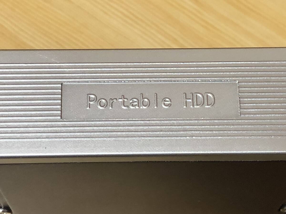 ポータブルHDD 500GB アダプタ付き USB外付けハードディスク 1台 作動確認済みですがジャンク扱いです。出品中のHDDと同梱可能 モバイルHDD_画像7