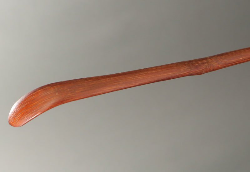 委託HK◇六閑斎 竹茶杓 共筒 「牛若」（茶道具 竹工芸 竹細工 抹茶 薄茶 濃茶 茶入 茶器 棗 裏千家 家元 今日庵 茶事 茶席 茶の湯）_画像3