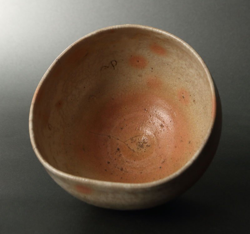 委託HK◇時代 対州御本呉器茶碗 「残月」挽家付（茶道具 陶磁器 陶芸 高麗茶碗 御本茶碗 中国 朝鮮 李朝 古物 骨董 古美術 鑑賞 茶事 ）_画像5