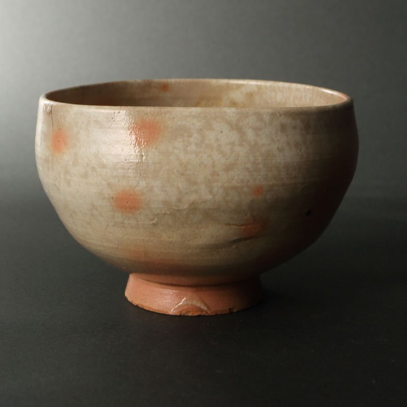 委託HK◇時代 対州御本呉器茶碗 「残月」挽家付（茶道具 陶磁器 陶芸 高麗茶碗 御本茶碗 中国 朝鮮 李朝 古物 骨董 古美術 鑑賞 茶事 ）_画像1