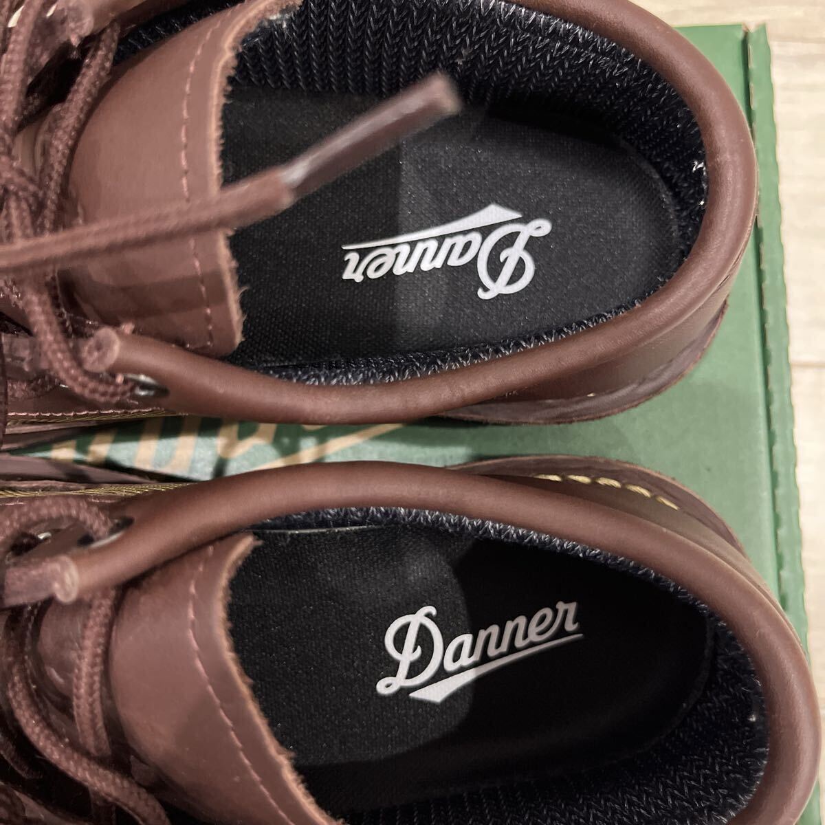 2025年11月購入 1回着用 美品 DANNER FIELD LOW 26.5cm ダナーフィールドロー D121008 ブラウン/ベージュ ゴアテックスブーツ ローカット_画像2
