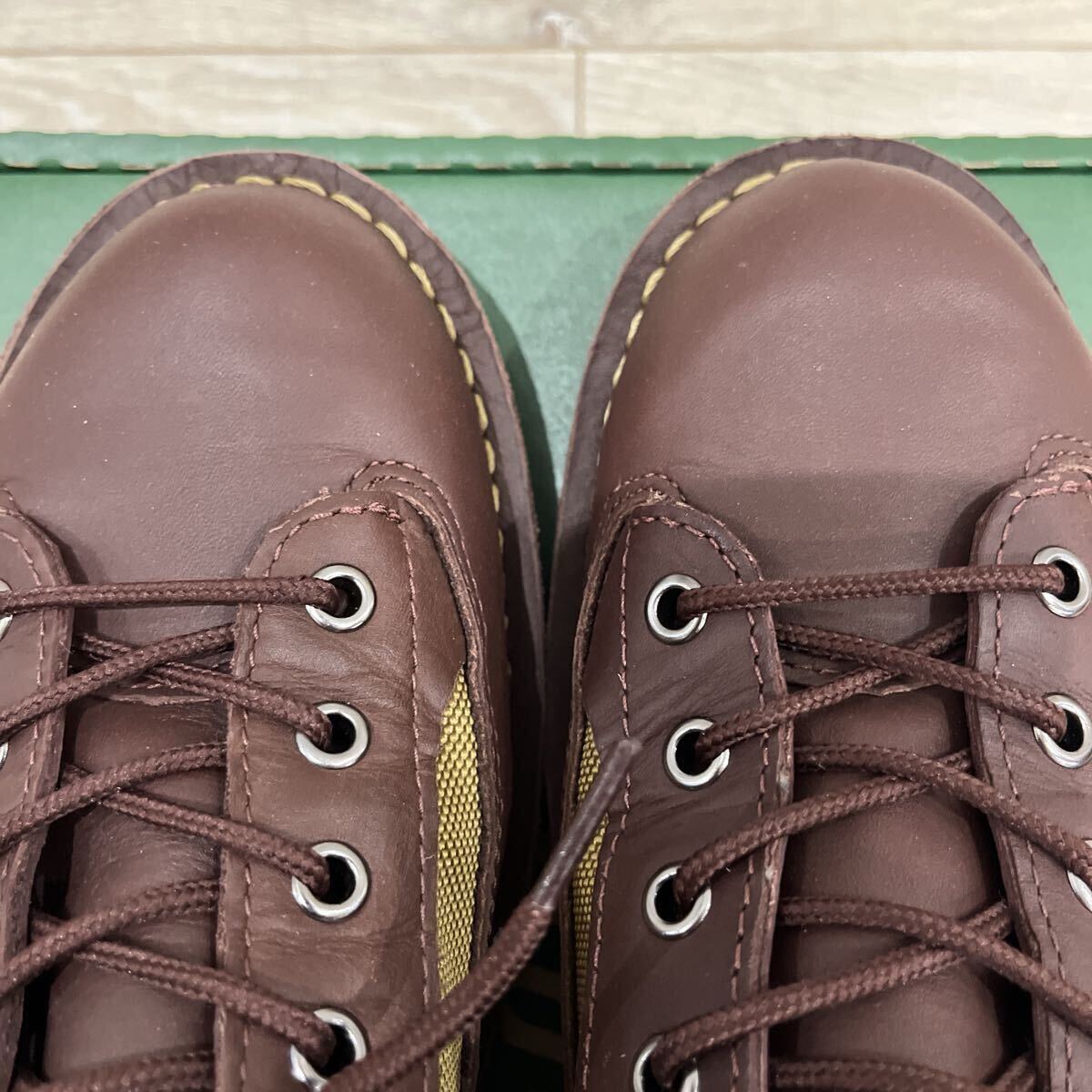 2025年11月購入 1回着用 美品 DANNER FIELD LOW 26.5cm ダナーフィールドロー D121008 ブラウン/ベージュ ゴアテックスブーツ ローカット_画像6