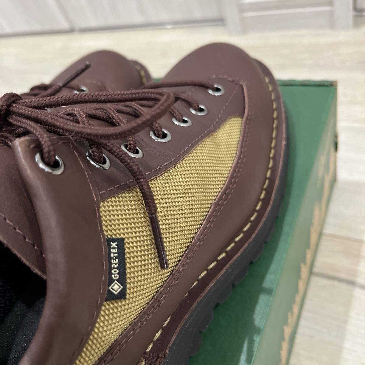 2025年11月購入 1回着用 美品 DANNER FIELD LOW 26.5cm ダナーフィールドロー D121008 ブラウン/ベージュ ゴアテックスブーツ ローカット_画像7