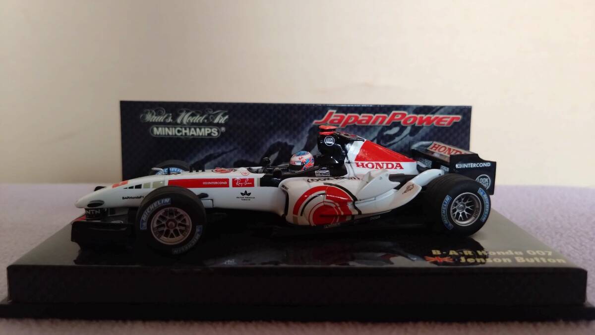 『難あり』中国ＧＰデカール付き ＢＡＲ ＨＯＮＤＡ ００７ Ｊ・バトン_画像2