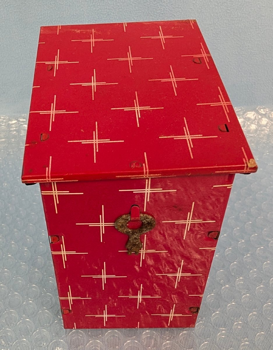 * жестяная пластина копилка Bird-Bank Baya WELBY #B022 Showa Retro INDIA текущее состояние доставка