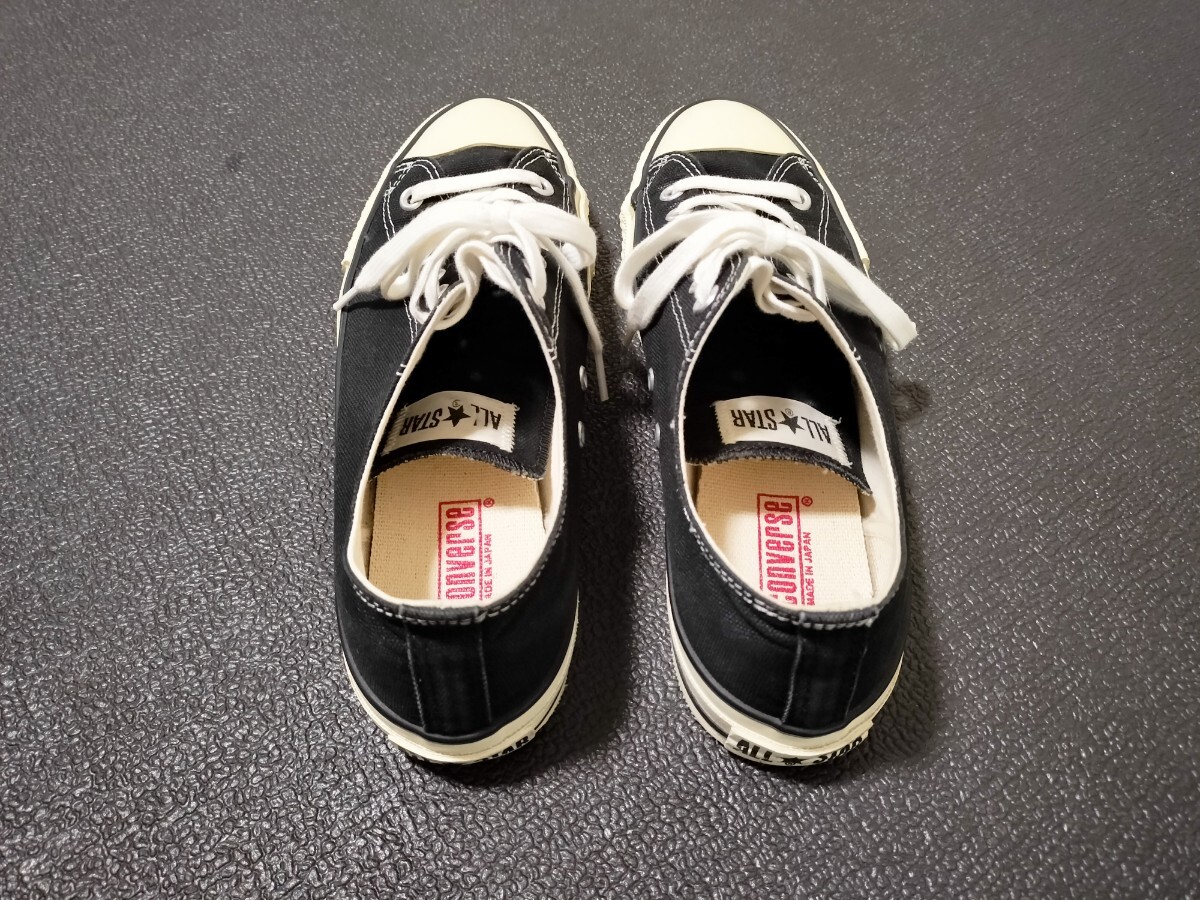 CONVERSE コンバース オールスター ブラック サイズ8.5(27cm) MADE IN JAPAN 日本製_画像2
