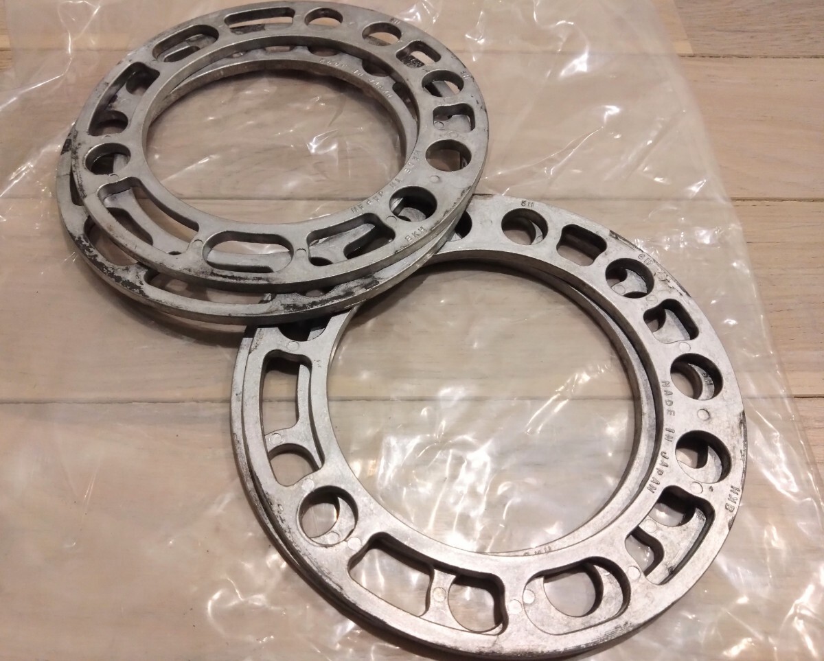 1スタ★HKB アルミホイールスペーサー 4WD用 PCD139.7-6穴 5mm★4枚セット！_画像1