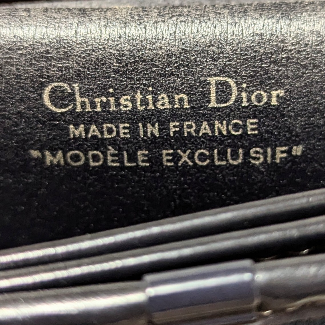 Cristian Dior クリスチャンディオール チェーンショルダーバッグ ハンドバッグ トロッター 手提げ ロゴ 総柄 肩掛 ビンテージ 紺 ネイビー_画像9