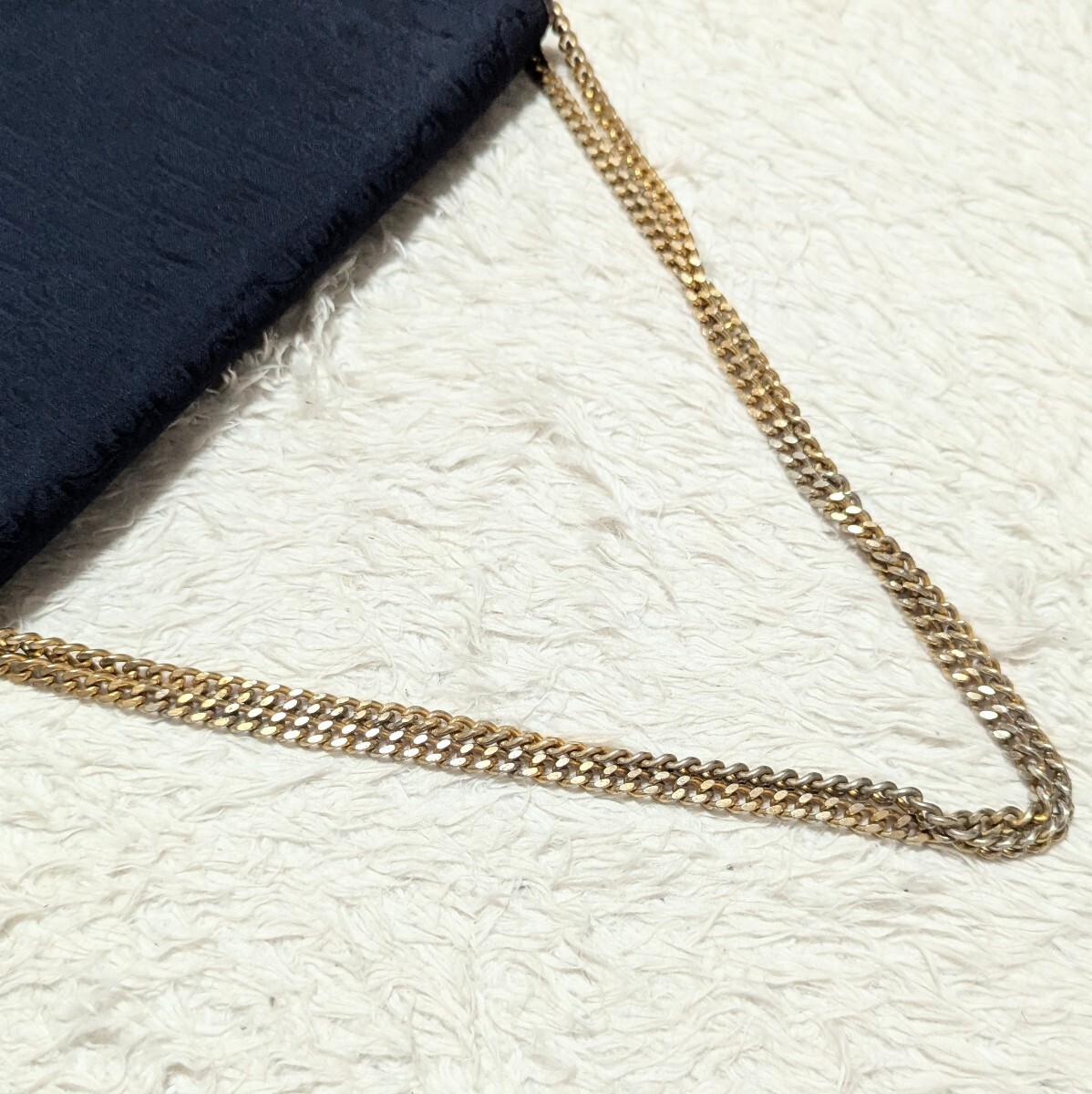 Cristian Dior クリスチャンディオール チェーンショルダーバッグ ハンドバッグ トロッター 手提げ ロゴ 総柄 肩掛 ビンテージ 紺 ネイビー_画像6