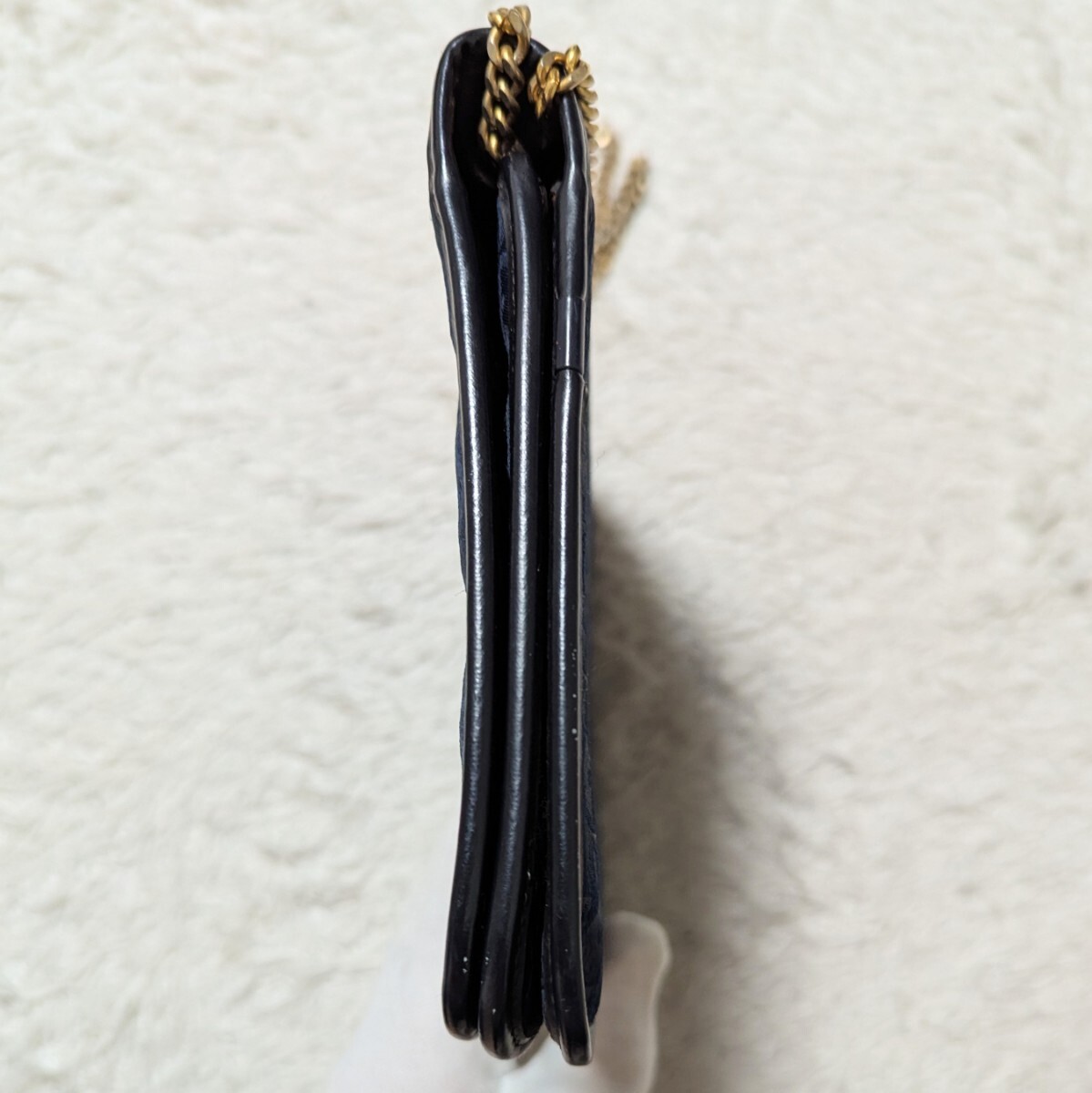 Cristian Dior クリスチャンディオール チェーンショルダーバッグ ハンドバッグ トロッター 手提げ ロゴ 総柄 肩掛 ビンテージ 紺 ネイビー_画像5