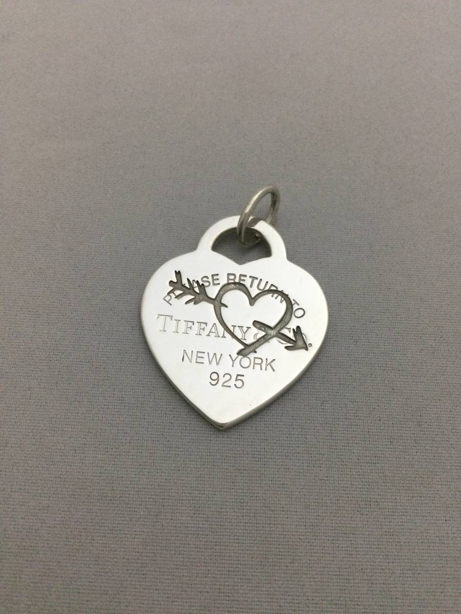 TIFFANY&Co.　ティファニー　リターントゥハート　アロー　ネックレストップ　シルバー　アクセサリー　925【C016735】_画像1