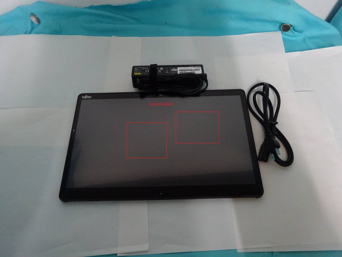 富士通(株) 品名:ARROWS Tab Q738/SE 型名:FARQ19011 CPU:Celeron 3965U 2.20GHz 実装RAM:4.00GB eMMC:128GB 付属品:純正アダプタ- #3_画像6