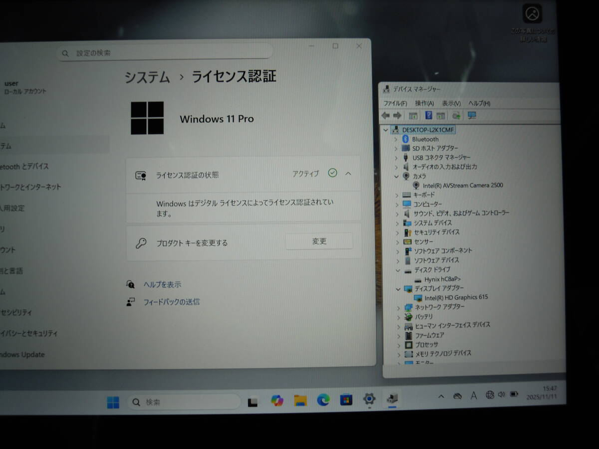 Microsoft Surface GO Model:1824 CPU:Pentium4415Y 1.60GHz 実装RAM:4GB SSD:64GB 付属品:純正アダプター #4_画像4