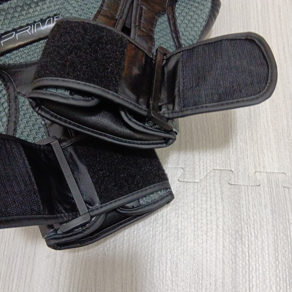 EVERLAST PRIME ボクシンググローブ 黒/グレー 16oz Boxing エバーラストモデル_画像5