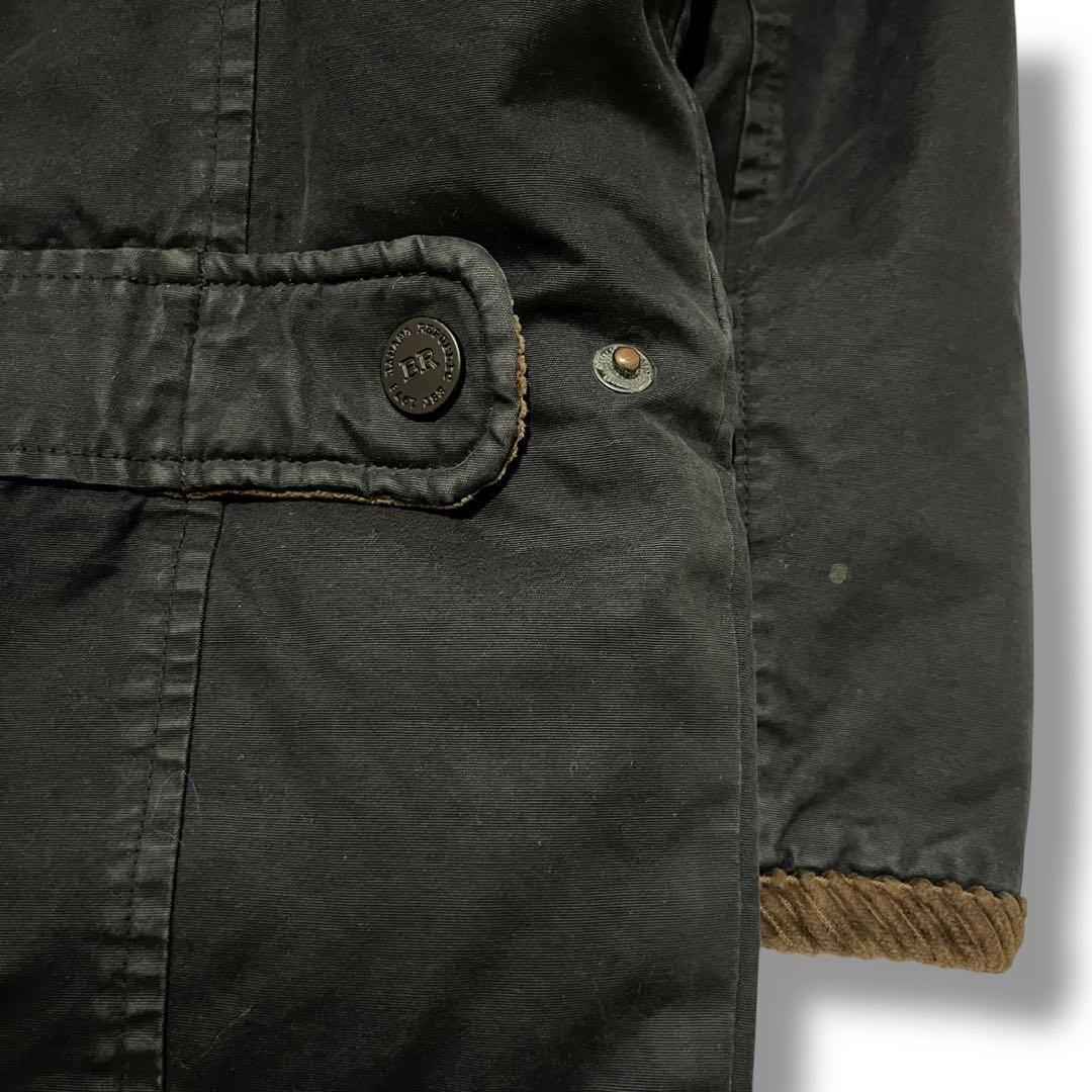 Banana Republic コーデュロイ襟 中綿ジャケット 濃紺 XS_画像8