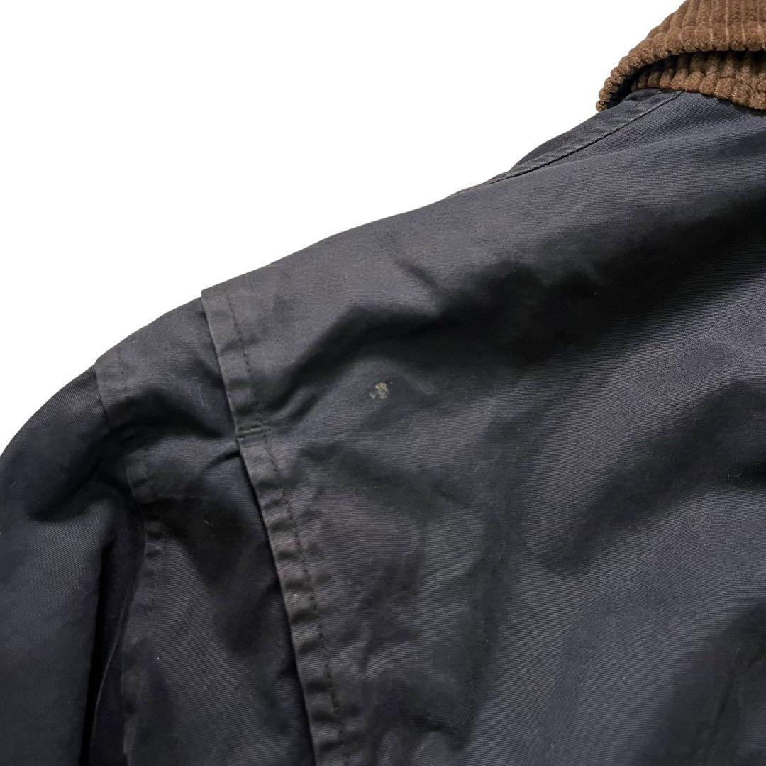 Banana Republic コーデュロイ襟 中綿ジャケット 濃紺 XS_画像9