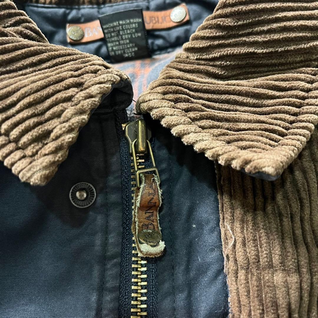 Banana Republic コーデュロイ襟 中綿ジャケット 濃紺 XS_画像10