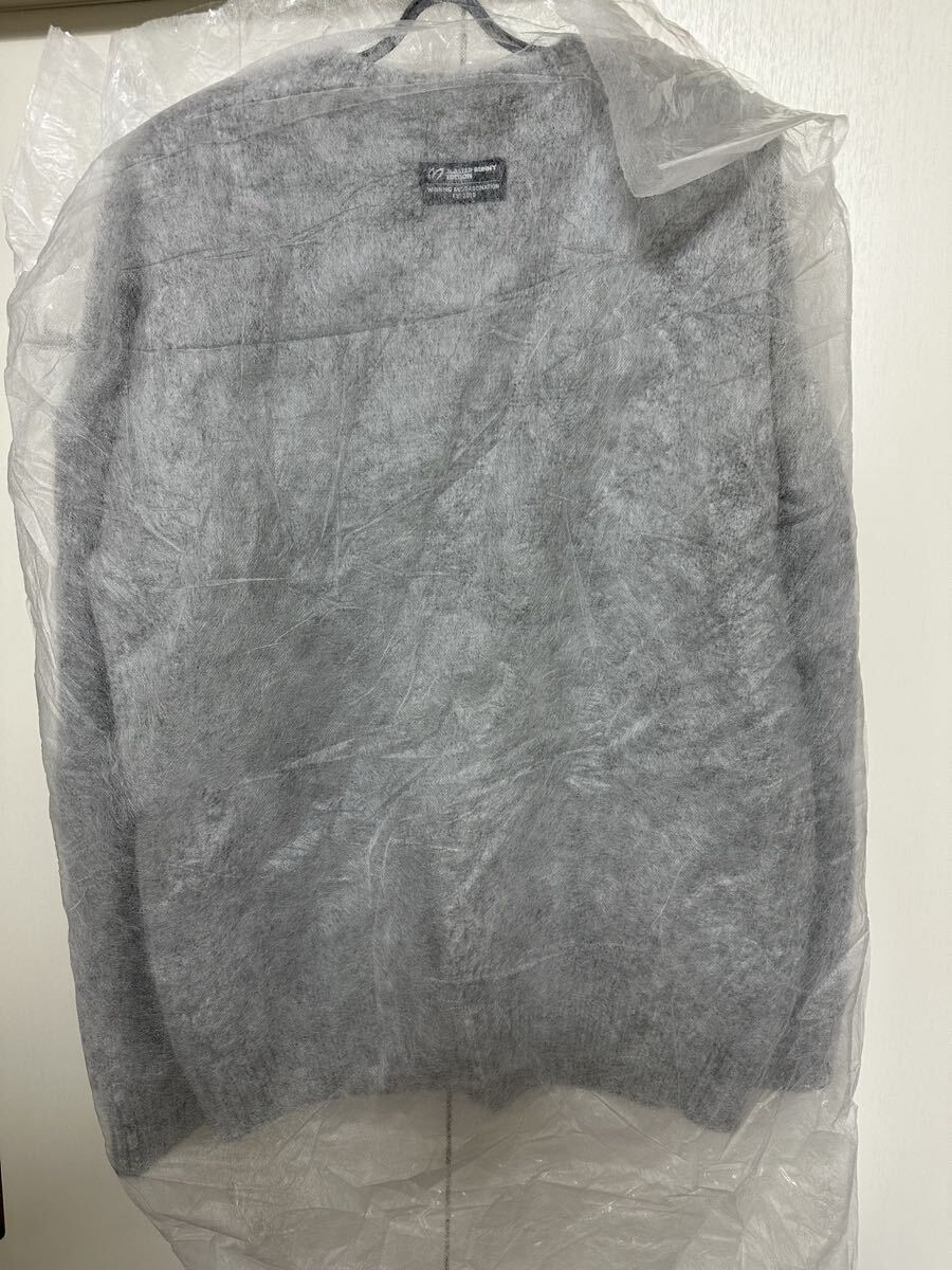 【美品】【送料無料】MASTER BUNNY EDITION マスターバニーエディション セーター サイズ6(XL) グレー クルーネック ゴルフウェア_画像4