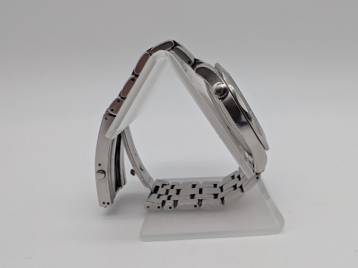 【1円スタート】OMEGA オメガ Seamaster シーマスター 300m/1000ft 自動巻き 退色ベゼル ※稼働 社外箱あり 余りコマあり ベルト留まらない_画像3