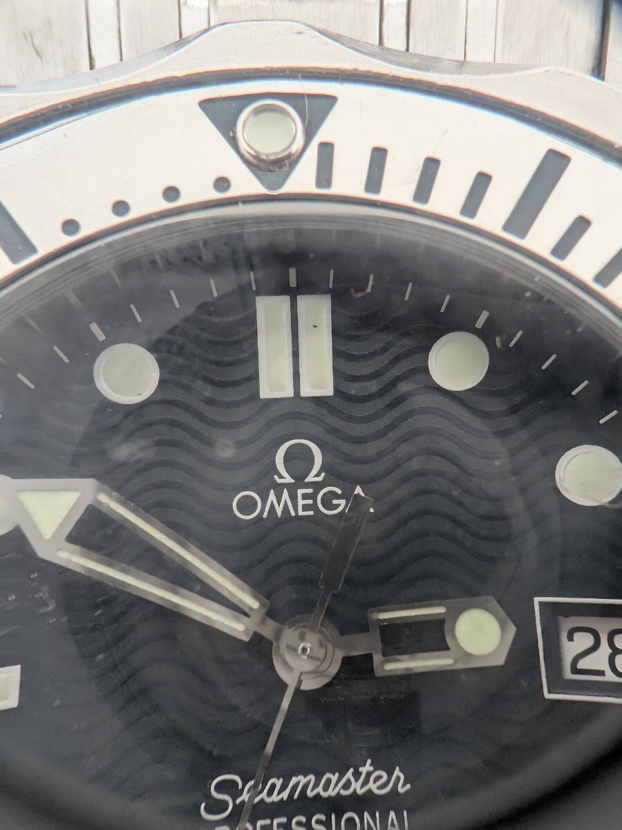 【1円スタート】OMEGA オメガ Seamaster シーマスター Professional プロフェッショナル 300m/1000ft クォーツ デイト ※稼働_画像5
