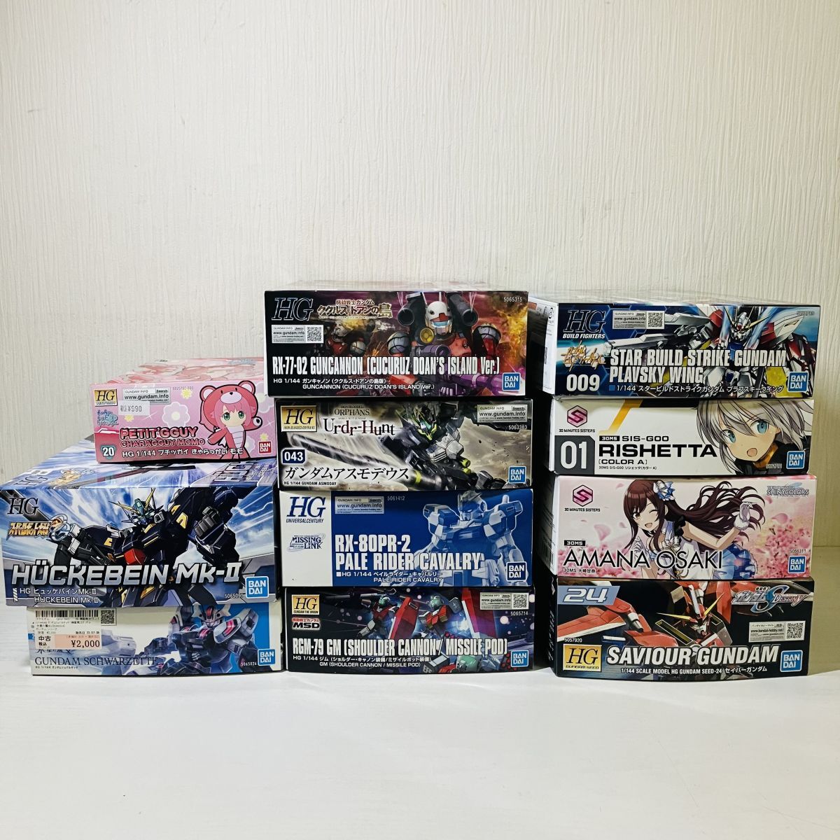 と225【140】1円～ プラモデル 完成品 まとめセット ヒュッケバインMk-Ⅱ ペイルライダー ガンキャノン 他 ジャンク 処分品_画像1