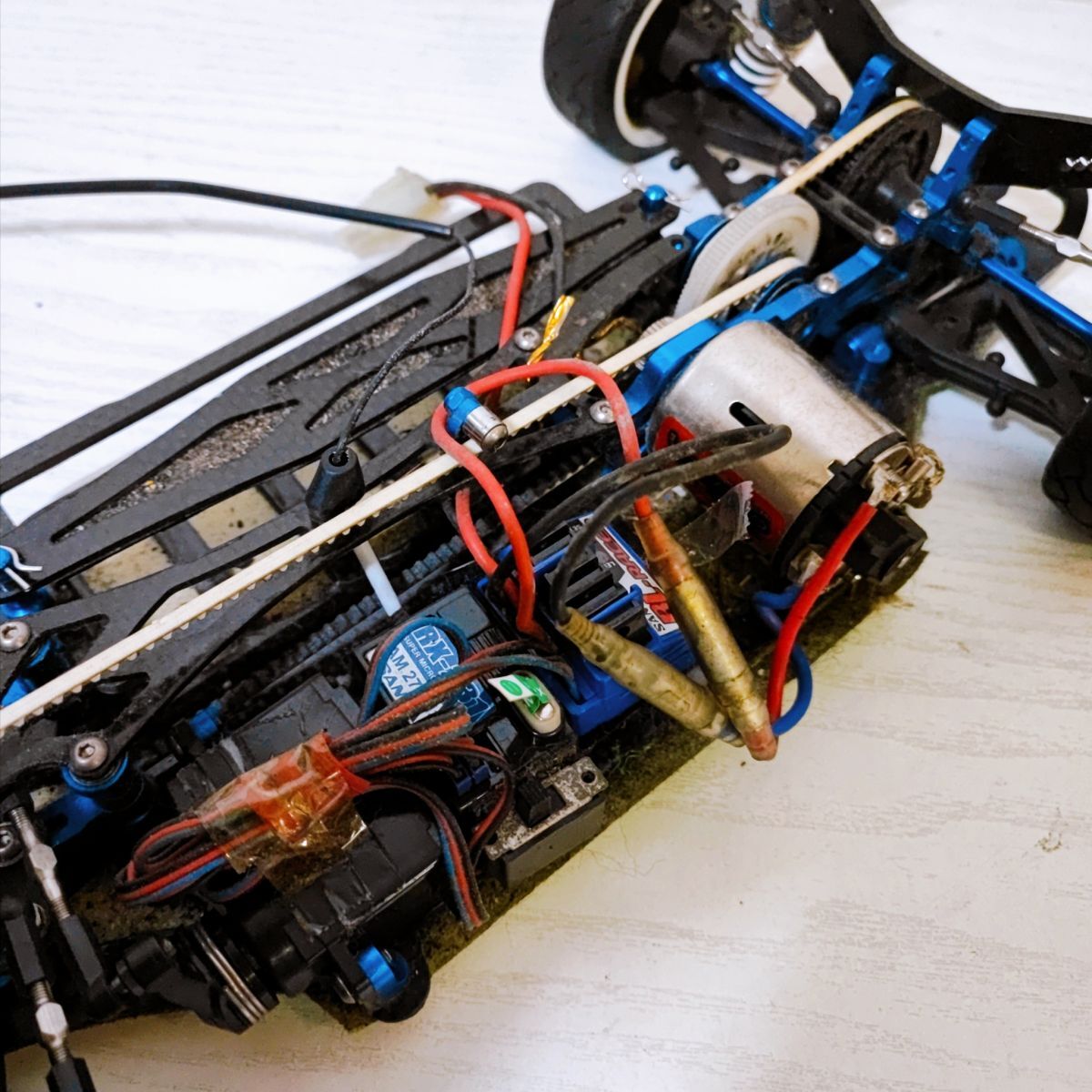 缶151【100】1円～ ヨコモ 1/10 電動RC ラジコン シャーシ ボディ ジャンク_画像6