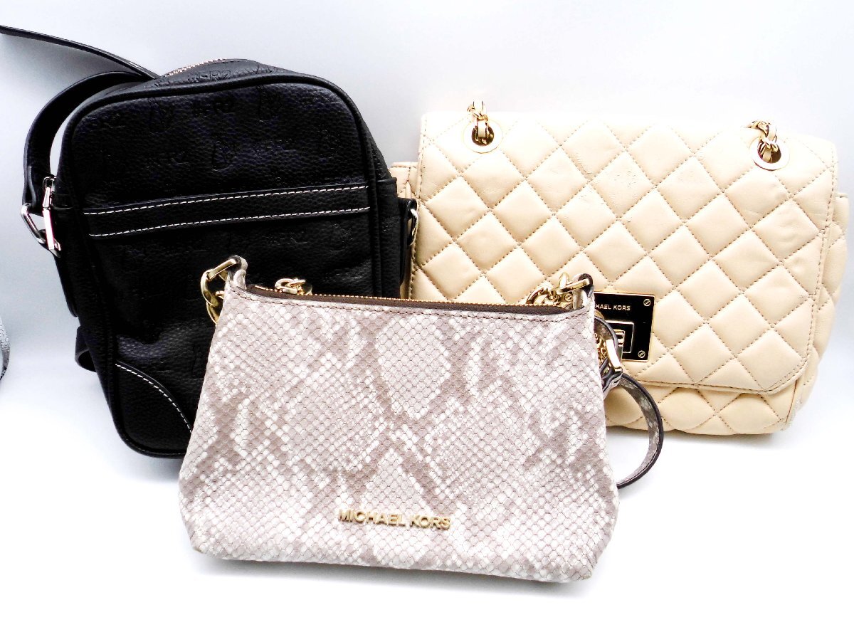□アパレル レディース バッグ マイケルコース #FR2 ショルダーバッグ チェーンバッグ 3点□/F_画像1