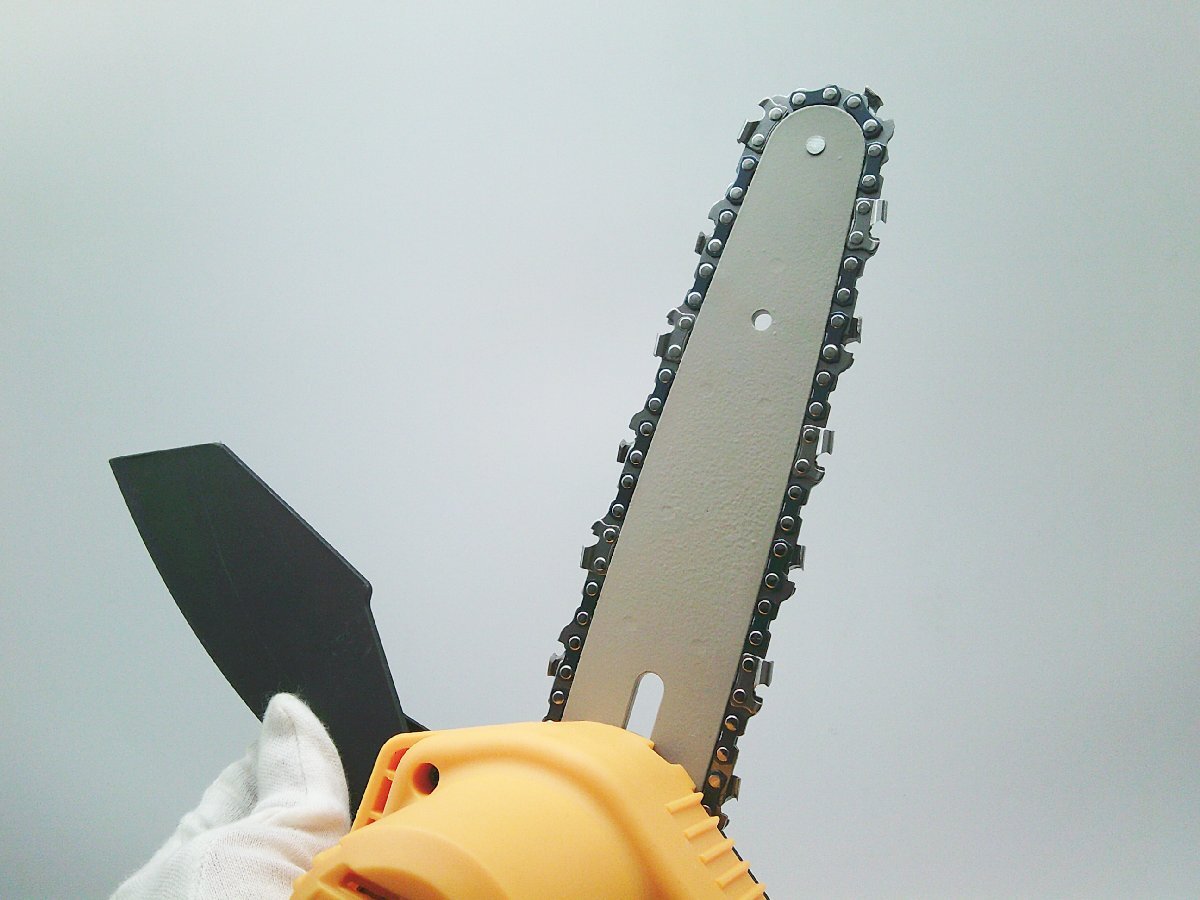 □VORAGA 電動チェーンソー ハンディ チェーンソー 片手 バッテリー式 電動工具 園芸 ガーデニング□/F_画像4