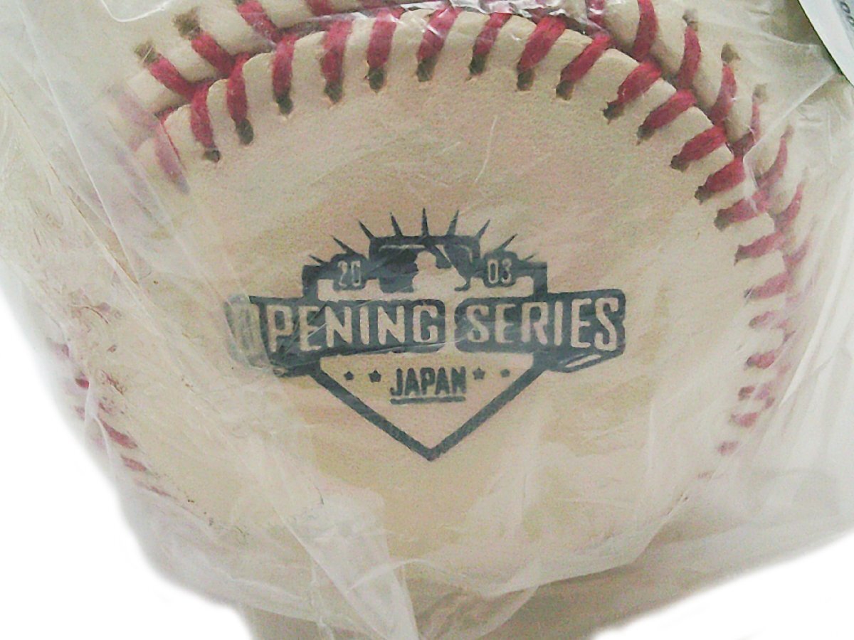 □2003 JAPAN OPENING SERIES JAPAN OFFICIAL BALL '03 日本 オープニングシリーズ 公式球 硬式 野球 ボール□/F_画像3
