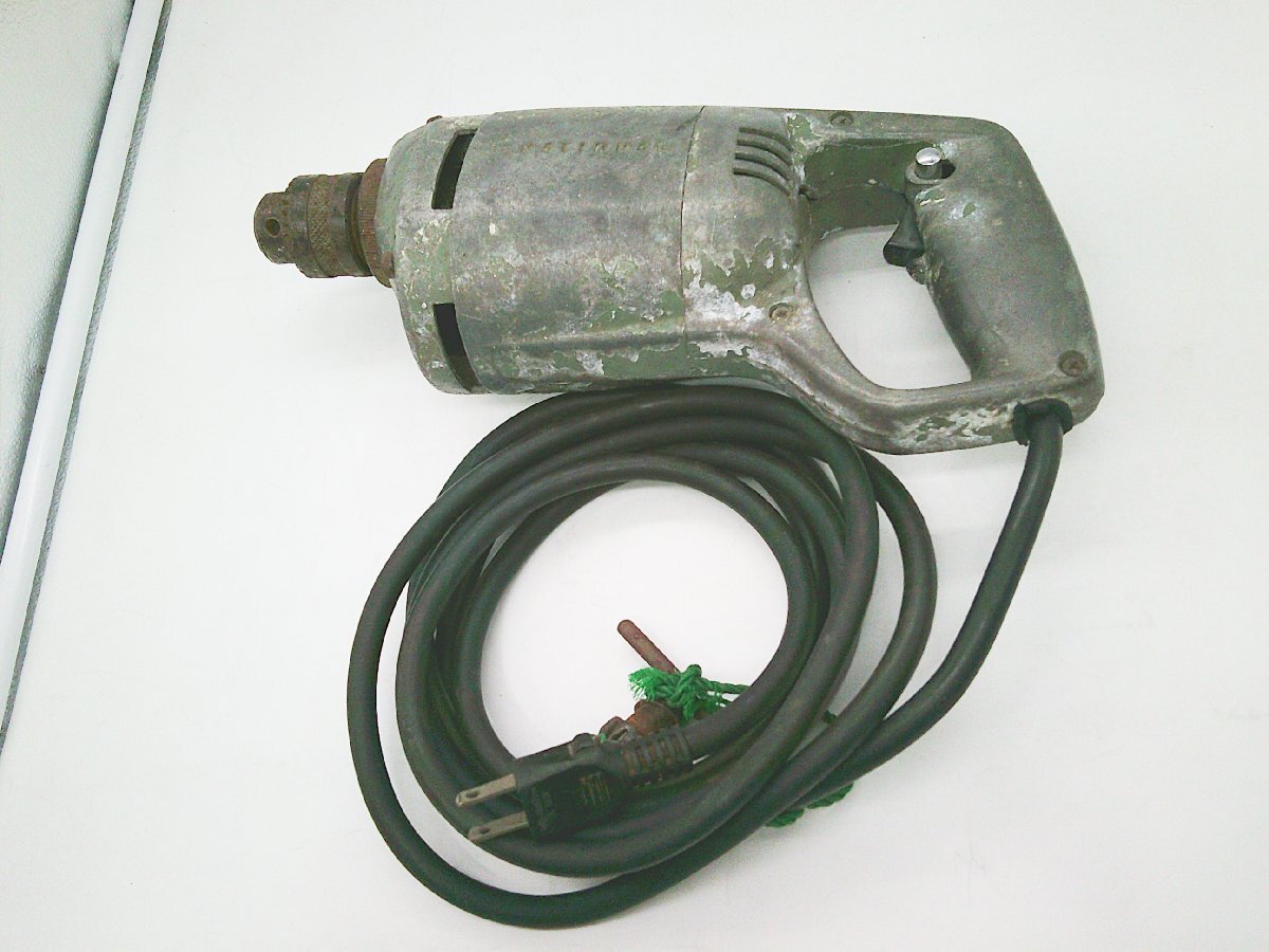 ★松下電工 NATIONAL 6.5mm 強力 電気ドリル PG lll2 穴あけ 電動工具 難あり★/H_画像1