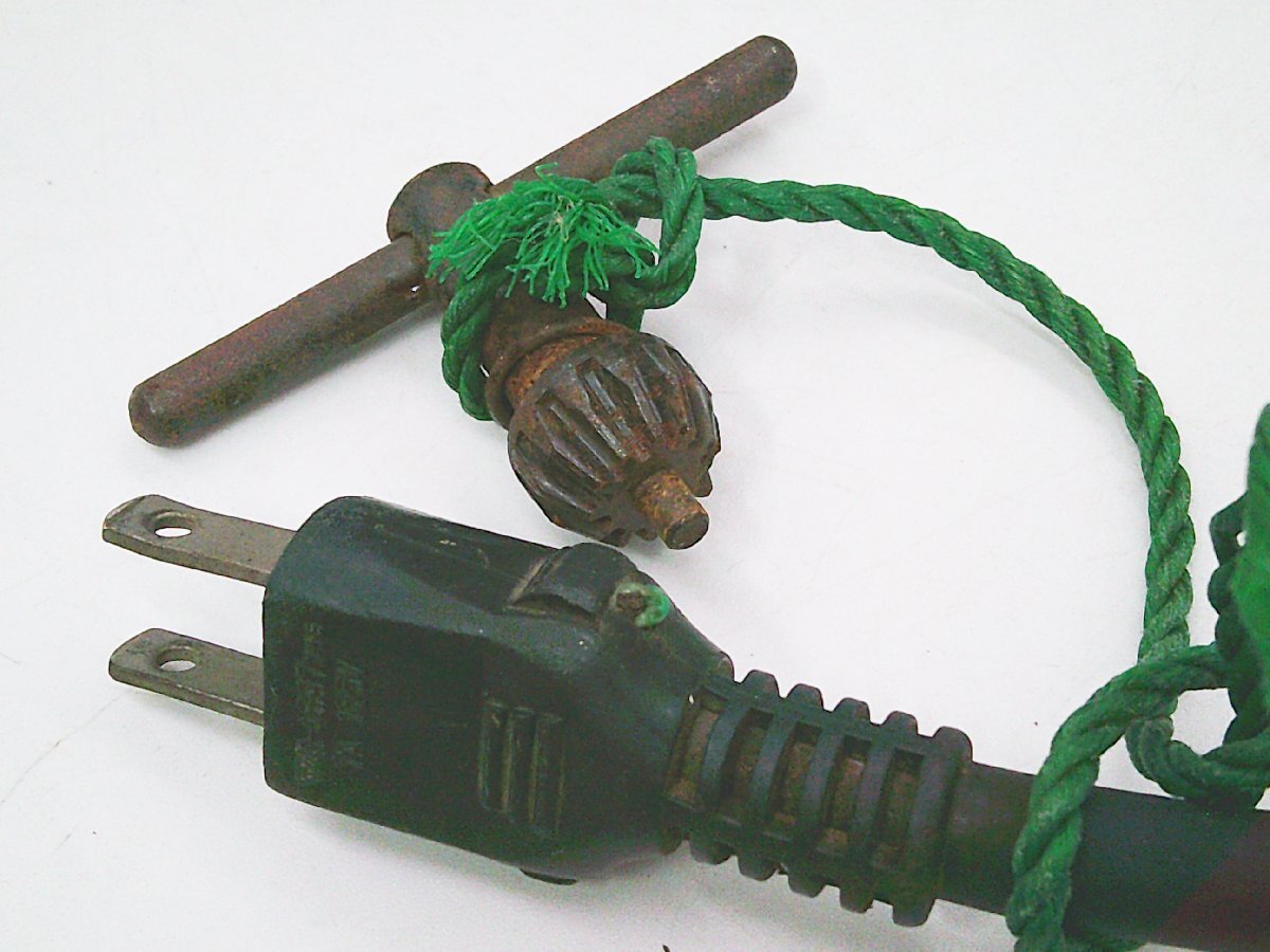 ★松下電工 NATIONAL 6.5mm 強力 電気ドリル PG lll2 穴あけ 電動工具 難あり★/H_画像6