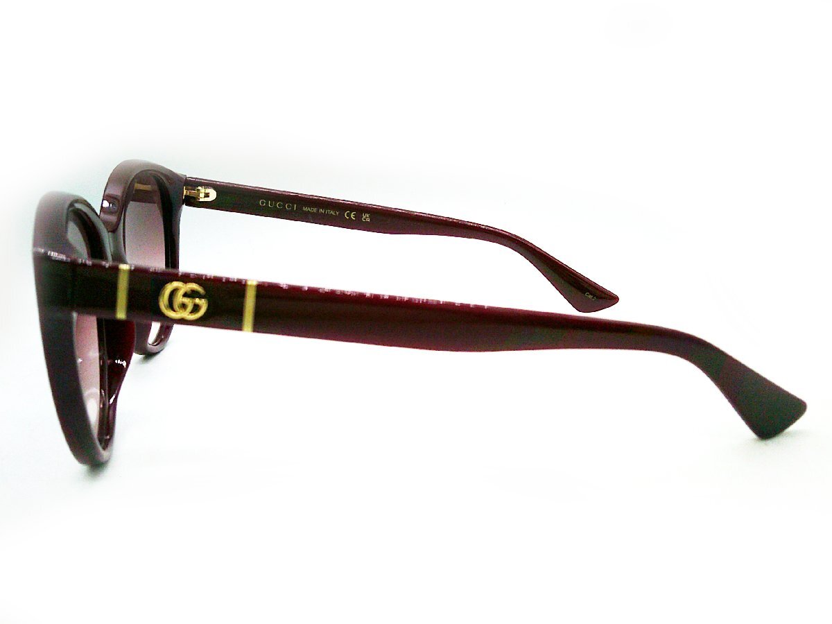 ■GUCCI グッチ サングラス GG0631S ボルドー 眼鏡■/A_画像4