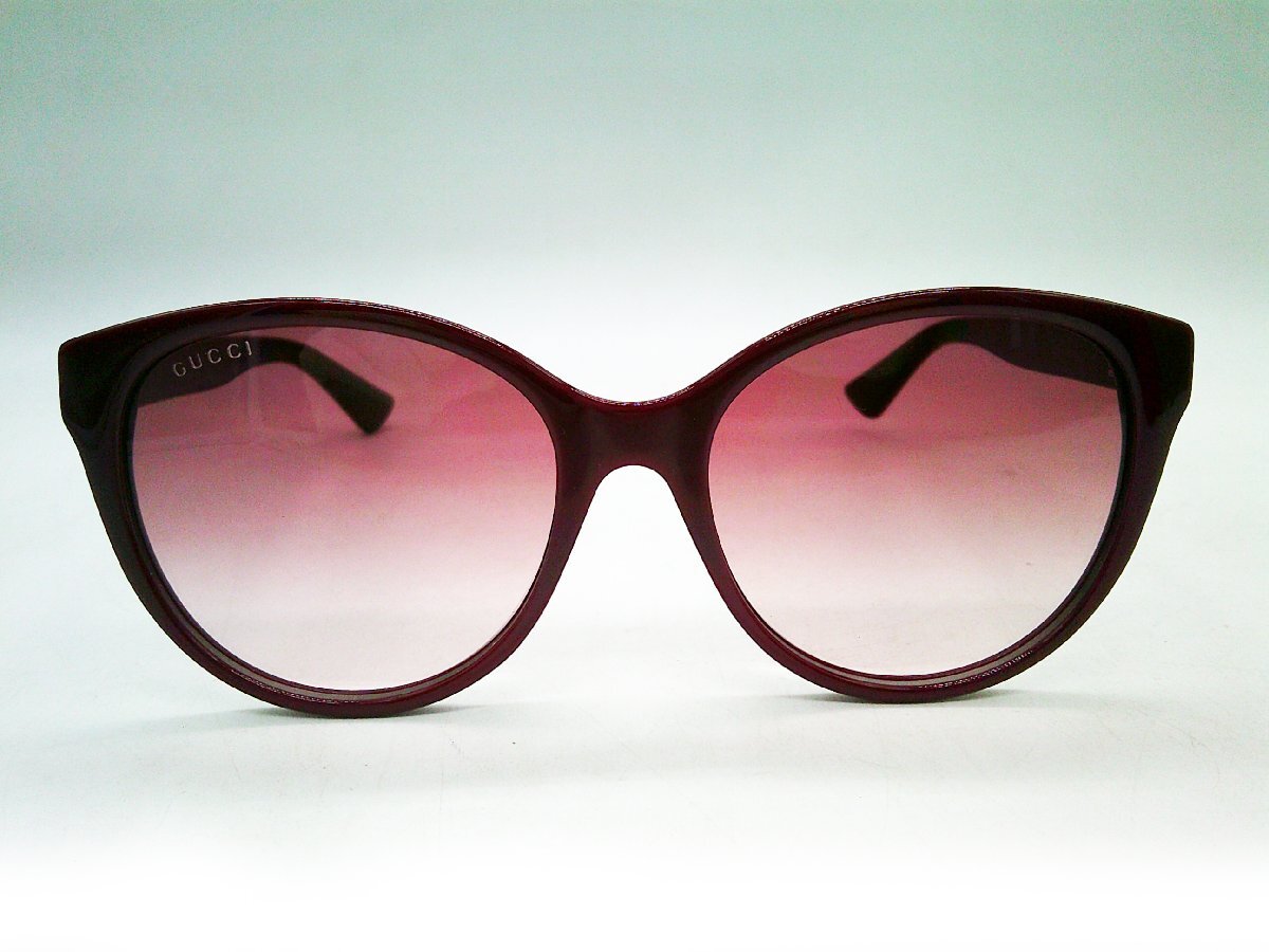 ■GUCCI グッチ サングラス GG0631S ボルドー 眼鏡■/A_画像3