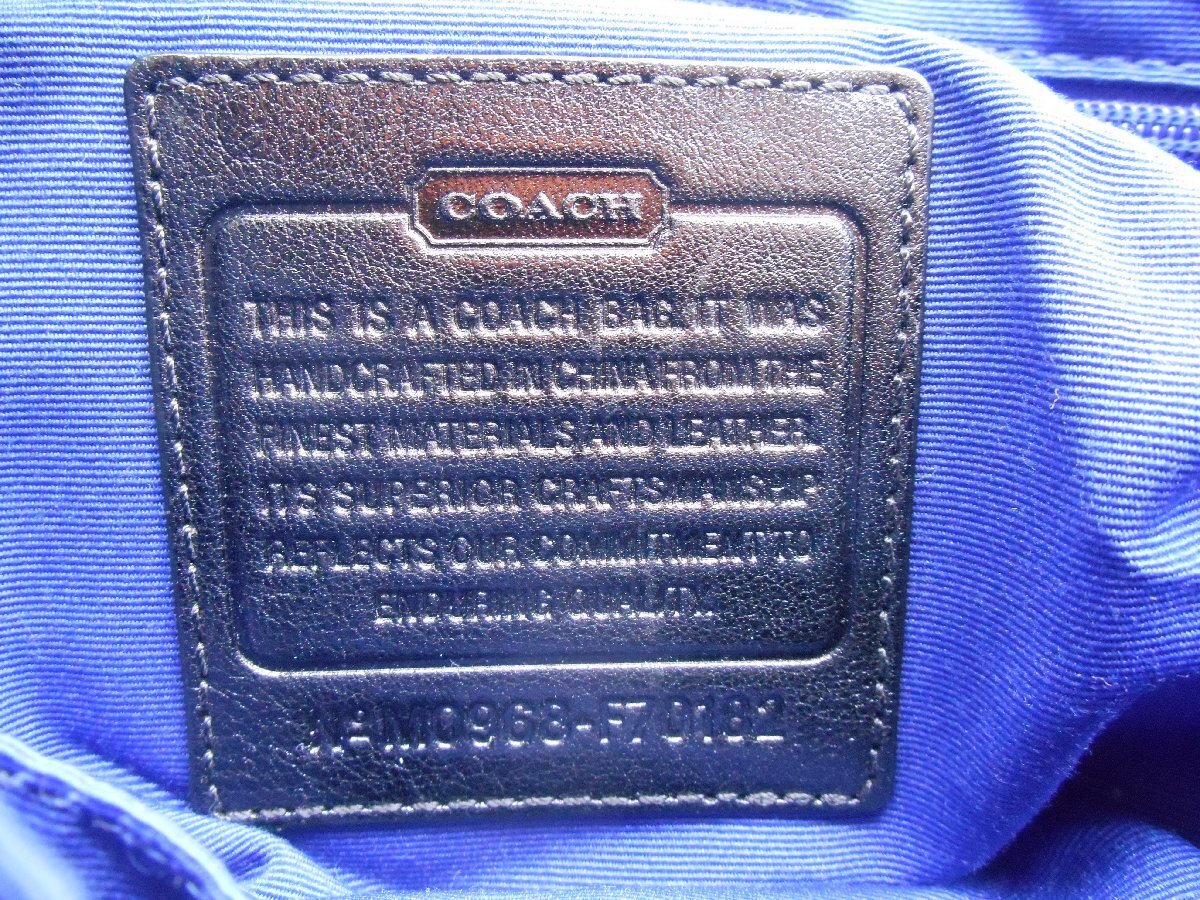 ◇COACH コーチ ショルダーバッグ メッセンジャー シグネチャー F70183◇/M_画像9