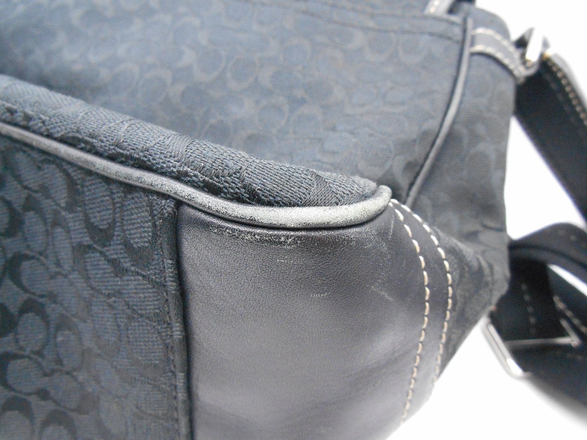◇COACH コーチ ショルダーバッグ メッセンジャー シグネチャー F70183◇/M_画像4