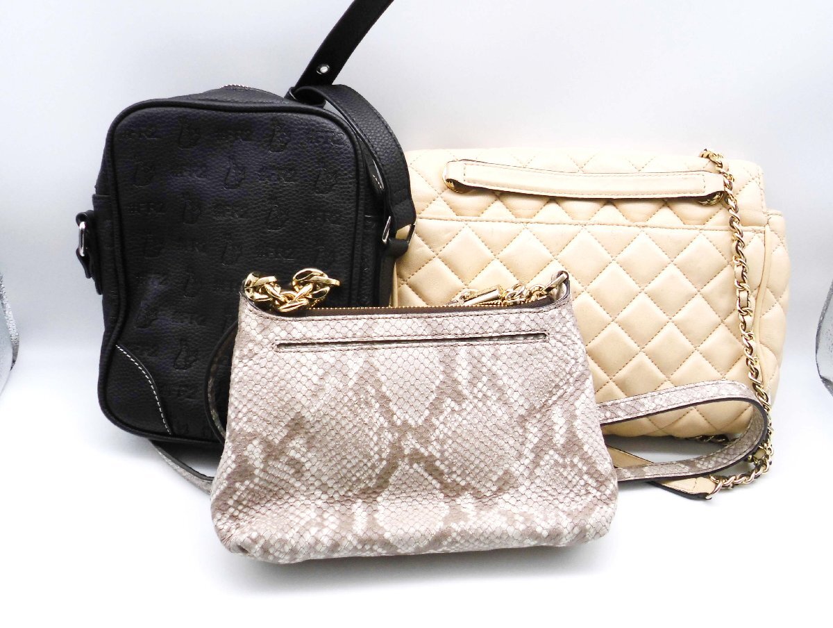 □アパレル レディース バッグ マイケルコース #FR2 ショルダーバッグ チェーンバッグ 3点□/F_画像2