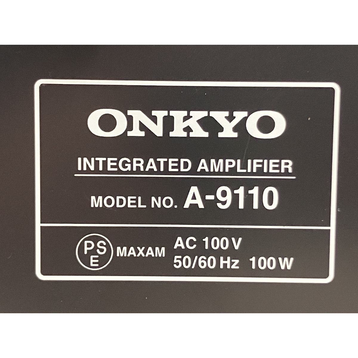 ONKYO A-9110 ステレオ プリメイン アンプ オーディオ機器 音響機材 中古 O10641554_画像2