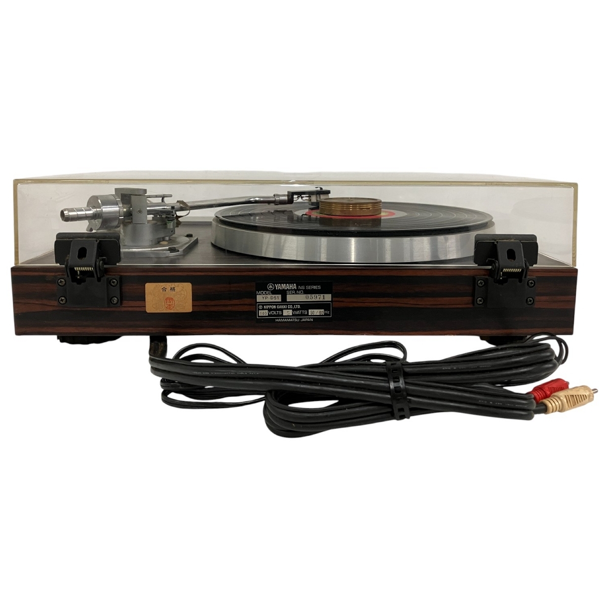 YAMAHA ターンテーブル YP-D5 LPプレーヤー ヤマハ 音響機器 中古 B10655277_画像9