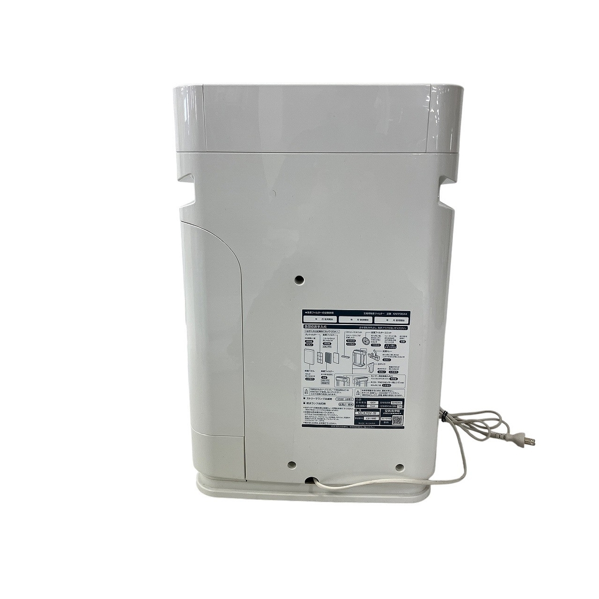 DAIKIN MCK70V-W 加湿ストリーマ空気清浄機 2019年製 家電 ダイキン 中古 W10601290_画像3