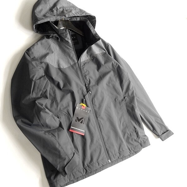MILLET ミレー 新品 フランス発 切替デザイン フーデッド ウィンドブレーカー ジャケット ブルゾン 40115 CG 100/L ▲085▼kkf012mi_画像1
