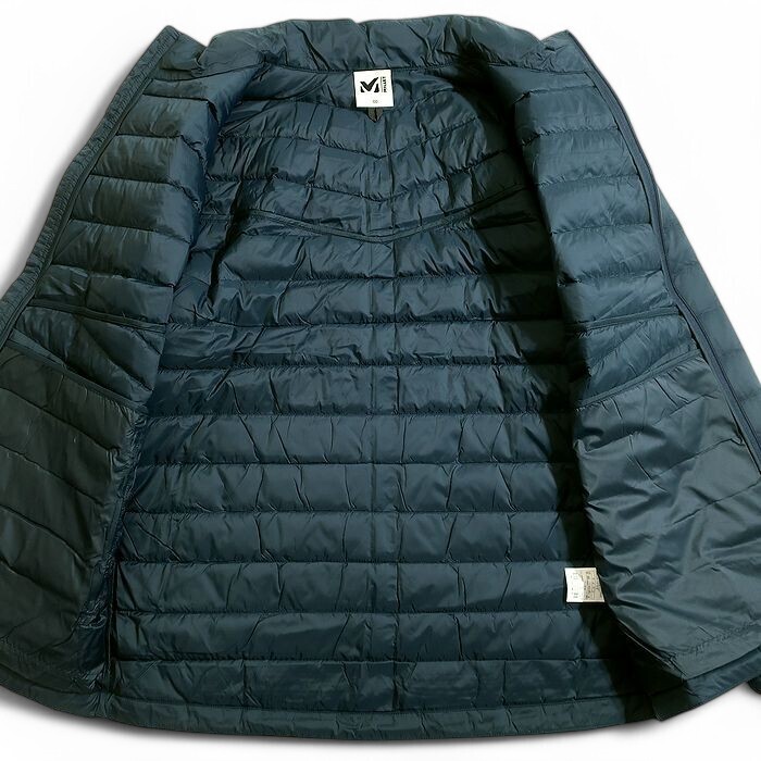 MILLET ミレー 新品 超軽量 ダックダウン使用 ライトダウン ジャケット アウトドアウェア ブルゾン D403M6 紺 105/XL ▲050▼50220k08_画像5