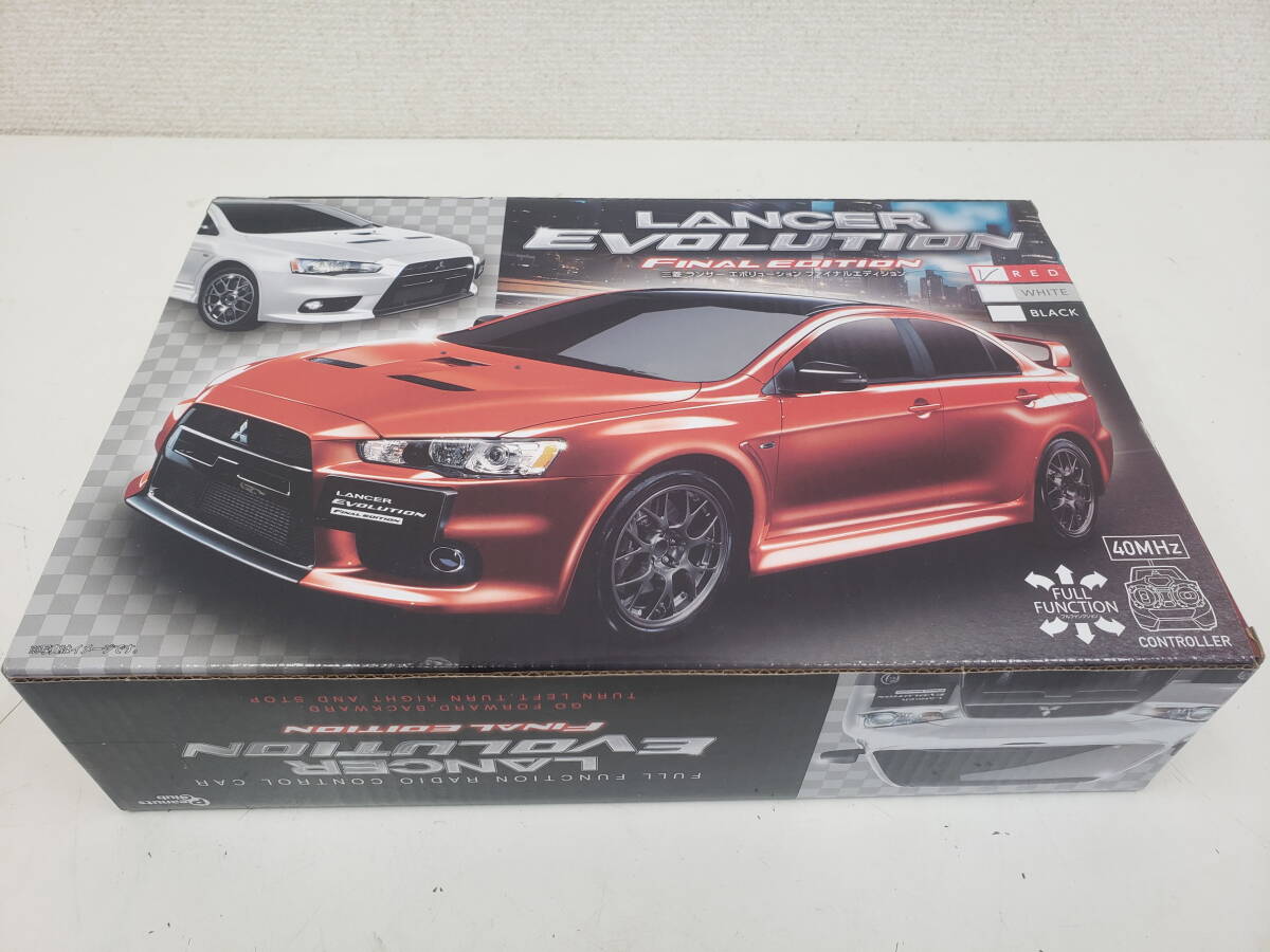 三菱 ランサーエボリューション ファイナルエディション　レッド　R/C トイラジコン　ピーナッツクラブ 　新品未開封　激安1円スタート_画像1