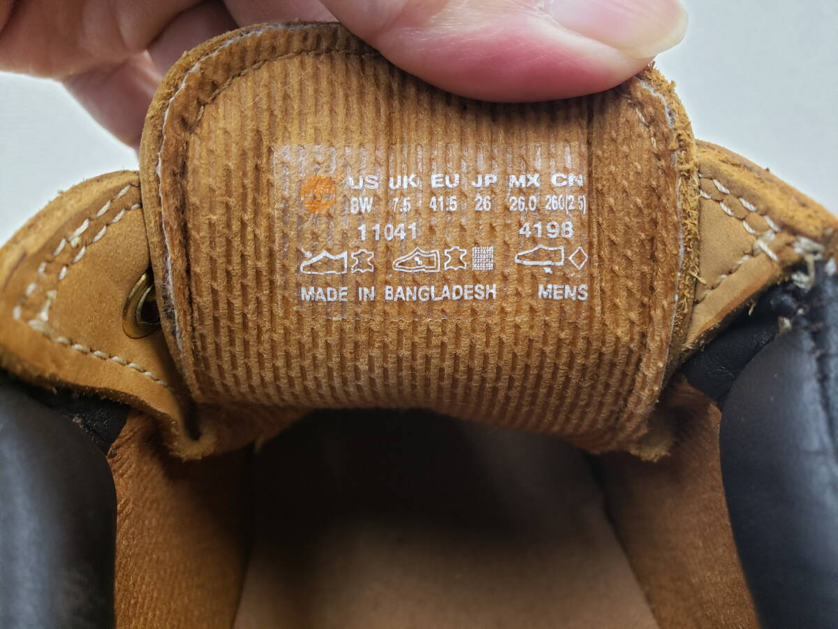Timberland TB011041　メンズシューズ　サイズ：26ｃｍ　保管品　激安１円スタート　ティンバーランド_画像6